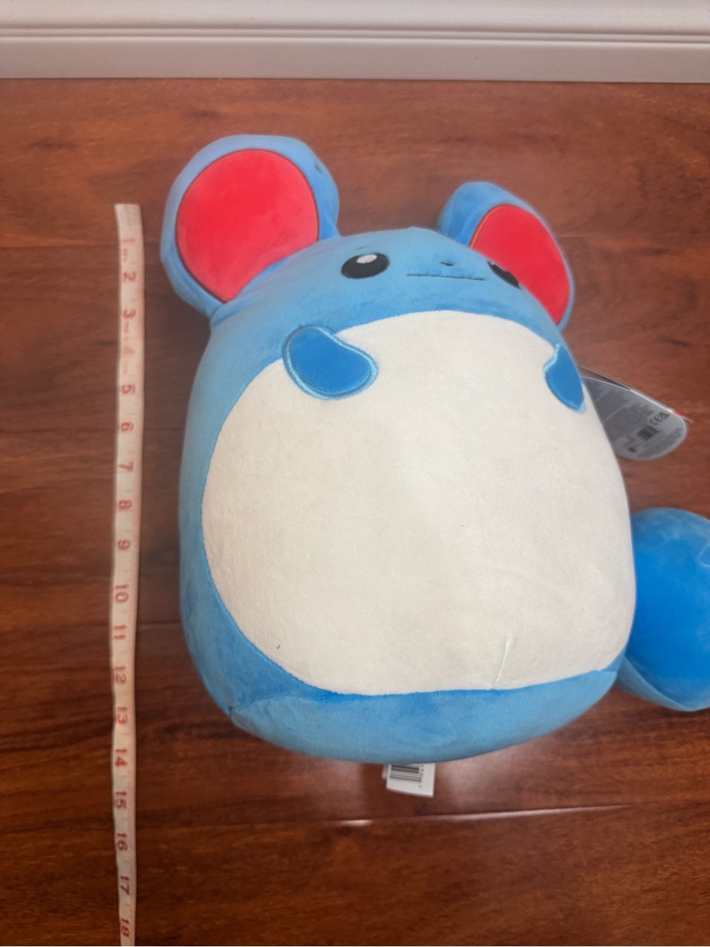 Pokemom Marill Plush Squishmallows - Picture 5 of 6
